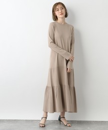 A part by（アパートバイ）の「スソプリーツニットワンピース　270348（ワンピース・レディース）」