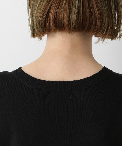 A part by（アパートバイ）の「スソプリーツニットワンピース　270348（ワンピース・レディース・ライトブルー/ブラック/ベージュ/ブルー/オレンジ系5・FREE）」の21枚目の写真