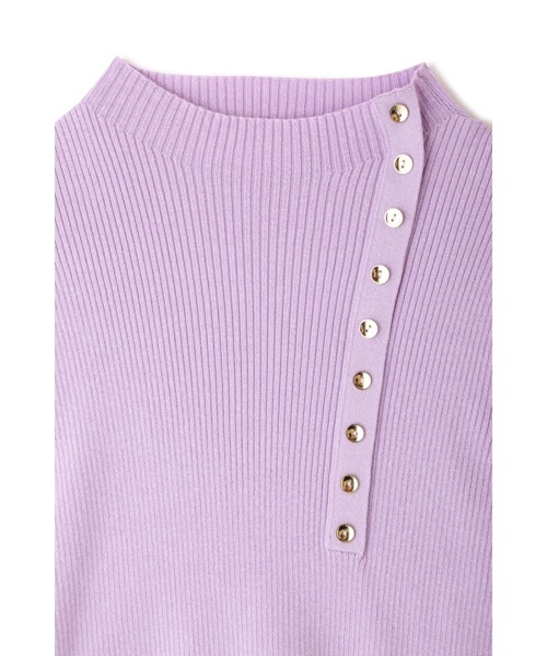 JILL STUART(ジルスチュアート)の「◆ガレットニット(ニット/セーター・レディース・ベージュ/パープル/ネイビー・FREE)」の8枚目の写真