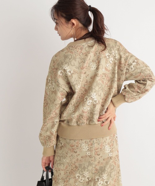 Andemiu(アンデミュウ)の「【セットアップ対応】ゴブランプルオーバー266457(スウェット・レディース・グレー/イエロー/ライトベージュ・FREE)」の10枚目の写真