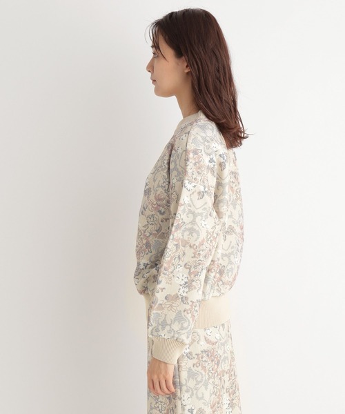 Andemiu(アンデミュウ)の「【セットアップ対応】ゴブランプルオーバー266457(スウェット・レディース・グレー/イエロー/ライトベージュ・FREE)」の17枚目の写真