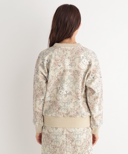 Andemiu(アンデミュウ)の「【セットアップ対応】ゴブランプルオーバー266457(スウェット・レディース・グレー/イエロー/ライトベージュ・FREE)」の18枚目の写真