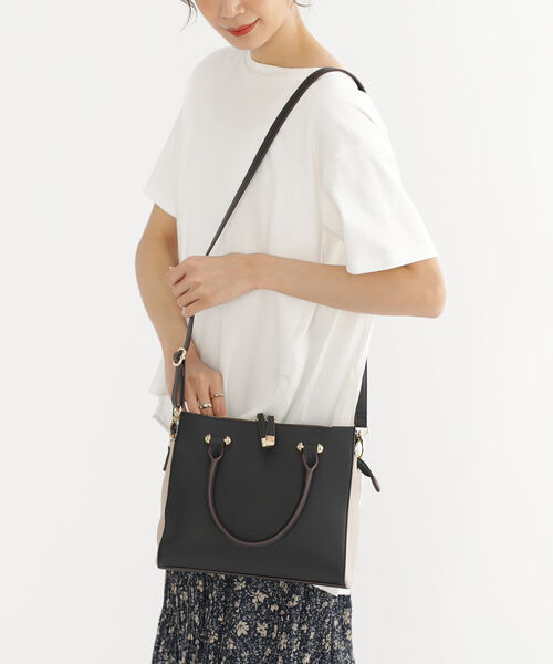 BEAMS HEART（ビームスハート）の「BEAMS HEART / ファンクショナル ボストンバッグ（ボストンバッグ・レディース・ブラック/ブラウン系その他2/ブラウン系その他3・ONE SIZE）」の2枚目の写真