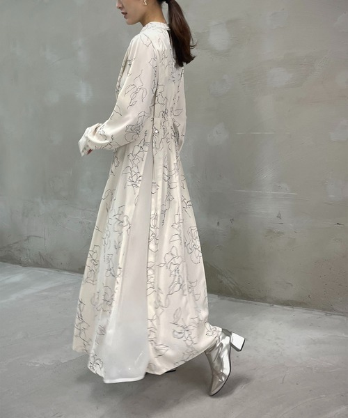 &g'aime 花柄ワンピース ¥14,080 &g'aime（アンジェム）の「【＆g'aime】花柄ロングワンピース