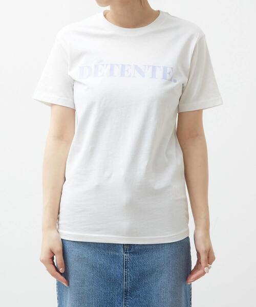 martinique(マルティニーク)の「LES PETITS BASICS/<別注>T-shirt Off White Body(Tシャツ/カットソー・レディース・ライラック/ブラック・XS)」の12枚目の写真
