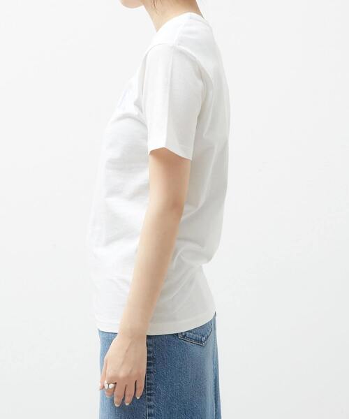 martinique(マルティニーク)の「LES PETITS BASICS/<別注>T-shirt Off White Body(Tシャツ/カットソー・レディース・ライラック/ブラック・XS)」の3枚目の写真