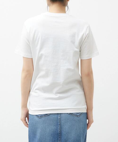 martinique(マルティニーク)の「LES PETITS BASICS/<別注>T-shirt Off White Body(Tシャツ/カットソー・レディース・ライラック/ブラック・XS)」の4枚目の写真