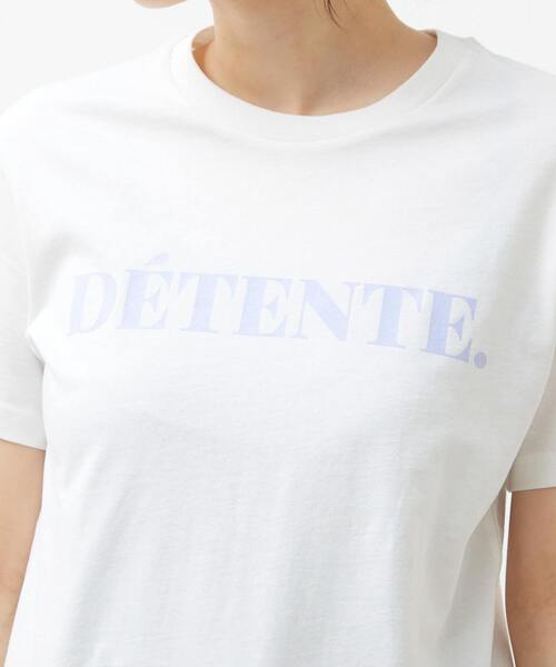 martinique(マルティニーク)の「LES PETITS BASICS/<別注>T-shirt Off White Body(Tシャツ/カットソー・レディース・ライラック/ブラック・XS)」の5枚目の写真