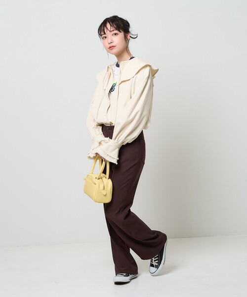 FREAK'S STORE（フリークスストア）の「デニムフリルシャツ（シャツ