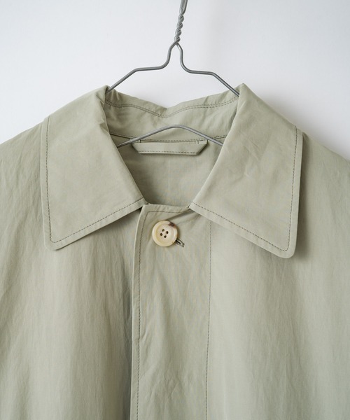 WHIMSIC(ウィムジック)の「【WHIMSIC】ステンカラーコート(テーラードジャケット・レディース・ベージュ/ミント・FREE)」の7枚目の写真