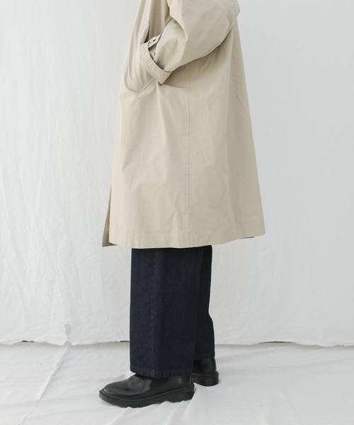 WHIMSIC(ウィムジック)の「【WHIMSIC】ステンカラーコート(テーラードジャケット・レディース・ベージュ/ミント・FREE)」の22枚目の写真