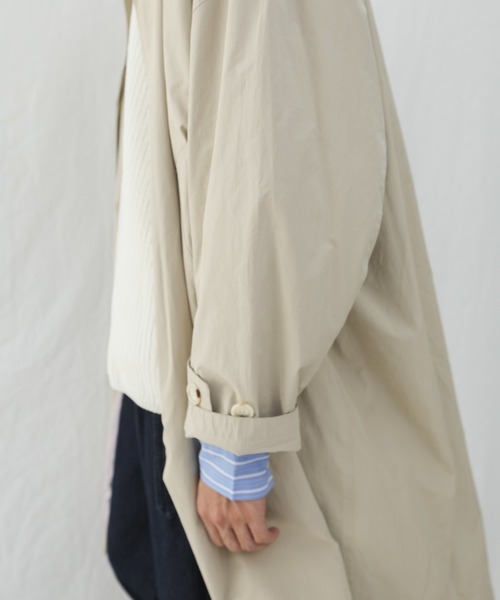 WHIMSIC(ウィムジック)の「【WHIMSIC】ステンカラーコート(テーラードジャケット・レディース・ベージュ/ミント・FREE)」の20枚目の写真
