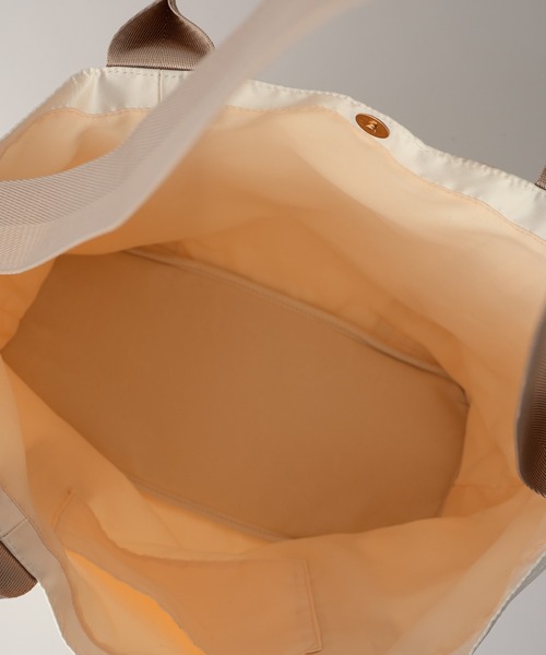 Seemi. byNICECLAUP（ シーミーバイナイスクラップ）の「Seemi.トートバック（トートバッグ・レディース・ブラック/アイボリー・FREE）」の10枚目の写真