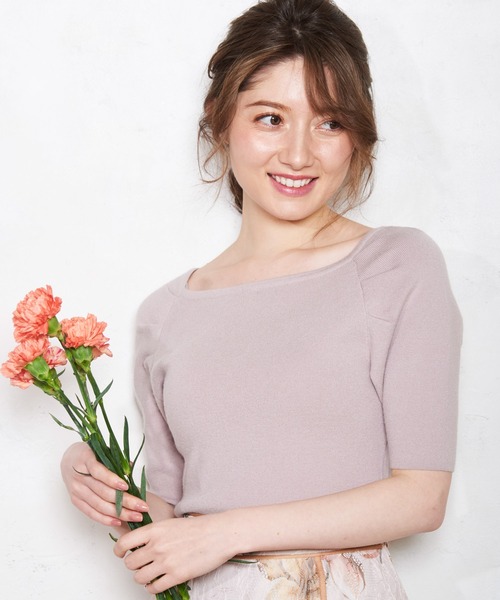 NOELA（ノエラ）の「ボートネックウォッシャブルニット（ニット/セーター・レディース・その他1/オレンジ/ベージュ/ブラック/オフホワイト・フリー）」の20枚目の写真