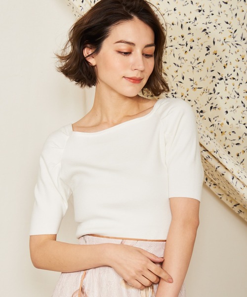 NOELA（ノエラ）の「ボートネックウォッシャブルニット（ニット/セーター・レディース・その他1/オレンジ/ベージュ/ブラック/オフホワイト・フリー）」の11枚目の写真