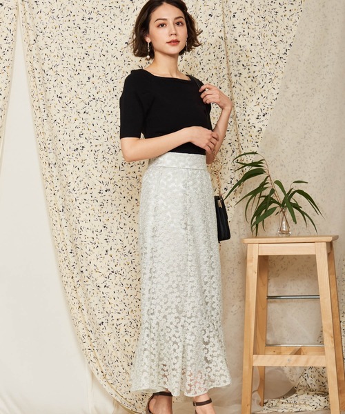 NOELA（ノエラ）の「ボートネックウォッシャブルニット（ニット/セーター・レディース・その他1/オレンジ/ベージュ/ブラック/オフホワイト・フリー）」の16枚目の写真