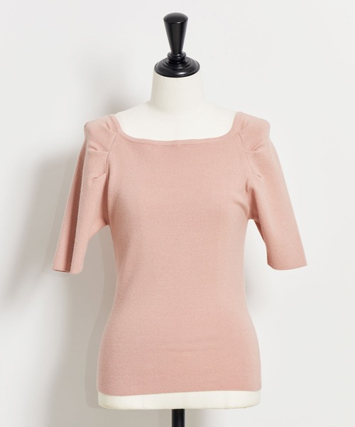 NOELA（ノエラ）の「ボートネックウォッシャブルニット（ニット/セーター・レディース・その他1/オレンジ/ベージュ/ブラック/オフホワイト・フリー）」の15枚目の写真