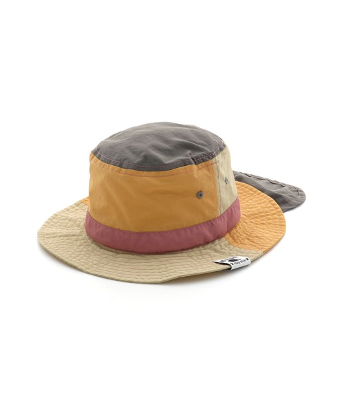 MAKE YOUR DAY(メイクユアデイ)の「日よけ付きナイロンハット(ハット・キッズ・マスタード/ネイビー/オレンジ・59/50/54/56/52/48/46)」の14枚目の写真