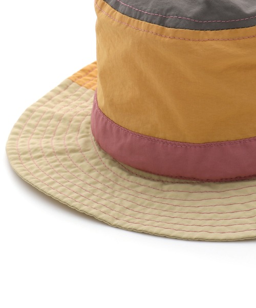 MAKE YOUR DAY(メイクユアデイ)の「日よけ付きナイロンハット(ハット・キッズ・マスタード/ネイビー/オレンジ・59/50/54/56/52/48/46)」の17枚目の写真