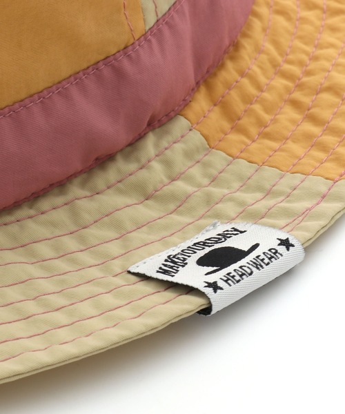 MAKE YOUR DAY(メイクユアデイ)の「日よけ付きナイロンハット(ハット・キッズ・マスタード/ネイビー/オレンジ・59/50/54/56/52/48/46)」の18枚目の写真