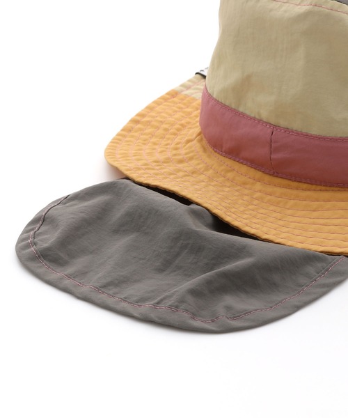 MAKE YOUR DAY(メイクユアデイ)の「日よけ付きナイロンハット(ハット・キッズ・マスタード/ネイビー/オレンジ・59/50/54/56/52/48/46)」の19枚目の写真