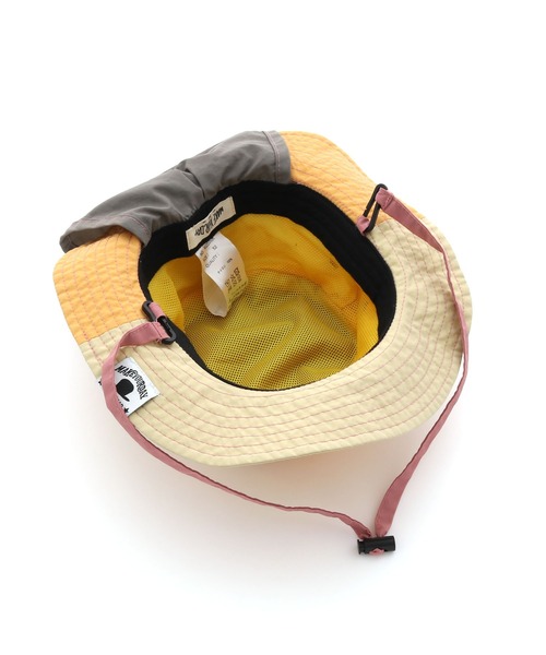 MAKE YOUR DAY(メイクユアデイ)の「日よけ付きナイロンハット(ハット・キッズ・マスタード/ネイビー/オレンジ・59/50/54/56/52/48/46)」の20枚目の写真