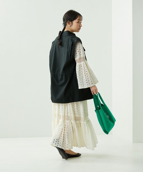 FREAK'S STORE（フリークスストア）の「M-65ベスト（ベスト・レディース・ブラック/オリーブ・ﾌﾘ-）」の11枚目の写真