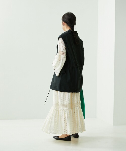 FREAK'S STORE（フリークスストア）の「M-65ベスト（ベスト・レディース・ブラック/オリーブ・ﾌﾘ-）」の16枚目の写真