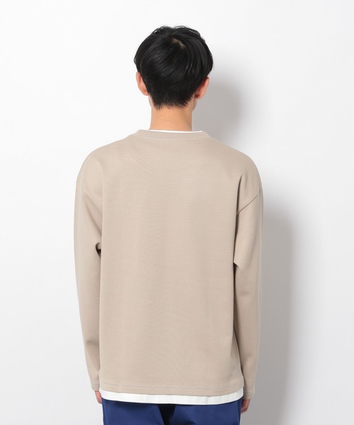 LAKOLE(ラコレ)の「ピケダンボールレイヤードTシャツ / 262981(Tシャツ/カットソー・メンズ・ベージュ/カーキ/ブルー/グリーン・MEDIUM/LARGE)」の16枚目の写真