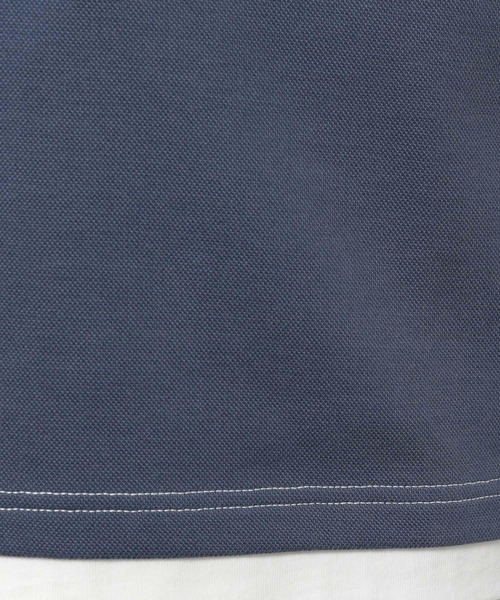LAKOLE(ラコレ)の「ピケダンボールレイヤードTシャツ / 262981(Tシャツ/カットソー・メンズ・ベージュ/カーキ/ブルー/グリーン・MEDIUM/LARGE)」の14枚目の写真