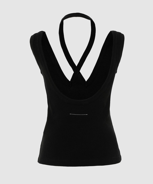MM6 Maison Margiela(エムエムシックス メゾン マルジェラ)の「TANK TOP(タンクトップ・レディース・ブラック・S/XS)」の2枚目の写真
