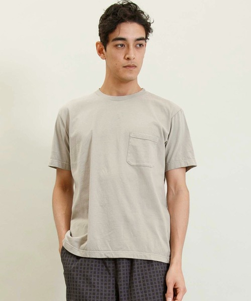 Johnbull（ジョンブル）の「パレットショートスリーブTシャツ（Tシャツ/カットソー・メンズ・ホワイト/イエロー/モスグリーン/チャコールグレー/ブルー・MEDIUM/SMALL/LARGE）」の3枚目の写真