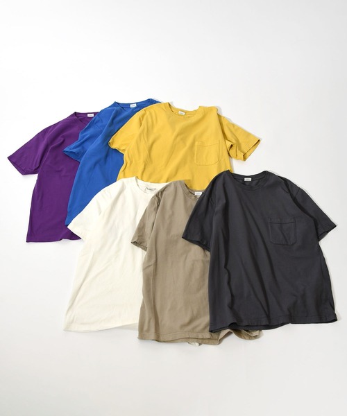 Johnbull（ジョンブル）の「パレットショートスリーブTシャツ（Tシャツ/カットソー・メンズ・ホワイト/イエロー/モスグリーン/チャコールグレー/ブルー・MEDIUM/SMALL/LARGE）」の18枚目の写真