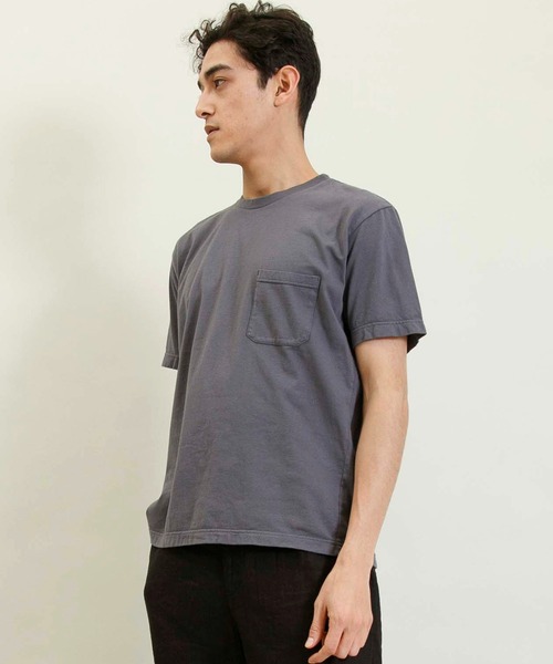 Johnbull（ジョンブル）の「パレットショートスリーブTシャツ（Tシャツ/カットソー・メンズ・ホワイト/イエロー/モスグリーン/チャコールグレー/ブルー・MEDIUM/SMALL/LARGE）」の14枚目の写真