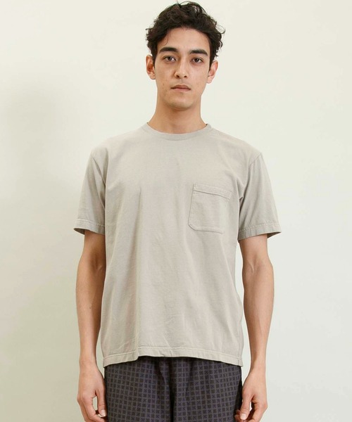 Johnbull（ジョンブル）の「パレットショートスリーブTシャツ（Tシャツ/カットソー・メンズ・ホワイト/イエロー/モスグリーン/チャコールグレー/ブルー・MEDIUM/SMALL/LARGE）」の6枚目の写真