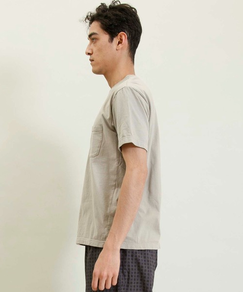 Johnbull（ジョンブル）の「パレットショートスリーブTシャツ（Tシャツ/カットソー・メンズ・ホワイト/イエロー/モスグリーン/チャコールグレー/ブルー・MEDIUM/SMALL/LARGE）」の7枚目の写真