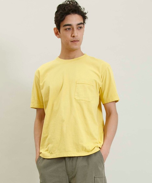 Johnbull（ジョンブル）の「パレットショートスリーブTシャツ（Tシャツ/カットソー・メンズ・ホワイト/イエロー/モスグリーン/チャコールグレー/ブルー・MEDIUM/SMALL/LARGE）」の10枚目の写真