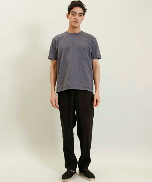 Johnbull（ジョンブル）の「パレットショートスリーブTシャツ（Tシャツ/カットソー・メンズ・ホワイト/イエロー/モスグリーン/チャコールグレー/ブルー・MEDIUM/SMALL/LARGE）」の17枚目の写真