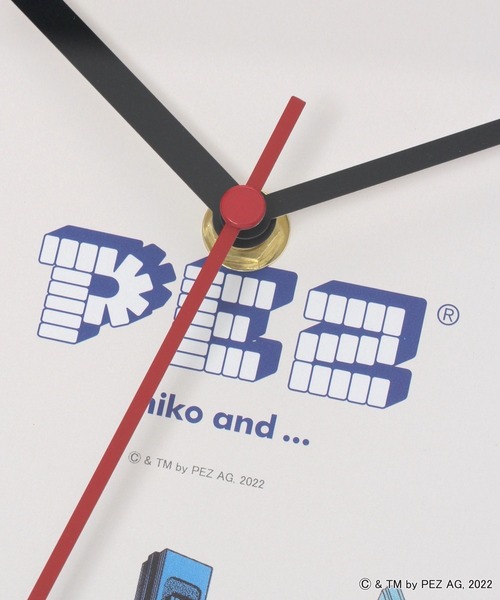 niko and...（ニコアンド）の「【PEZ(ペッツ)】コラボ壁掛け時計（掛け時計・レディース・ホワイト/グレー・0）」の5枚目の写真