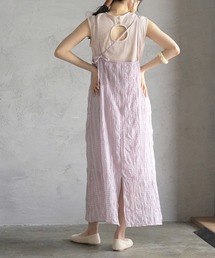 Crisp | ストライプバックスラッシュワンピース(ワンピース)