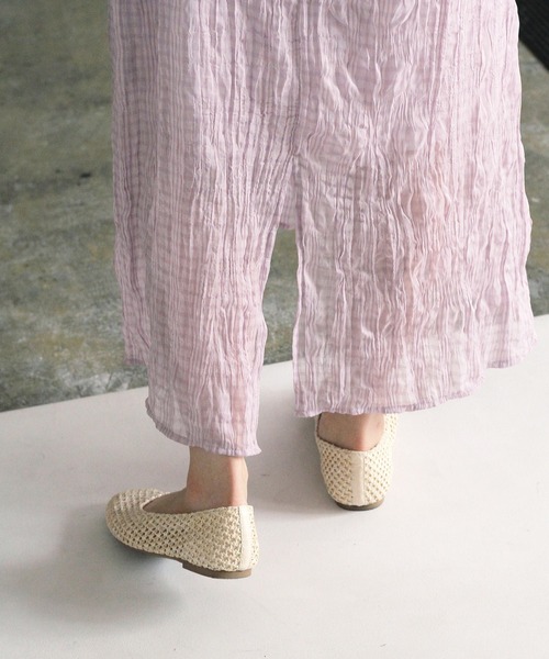 Crisp(クリスプ)の「ストライプバックスラッシュワンピース(ワンピース・レディース・パープル/ミント・FREE)」の20枚目の写真