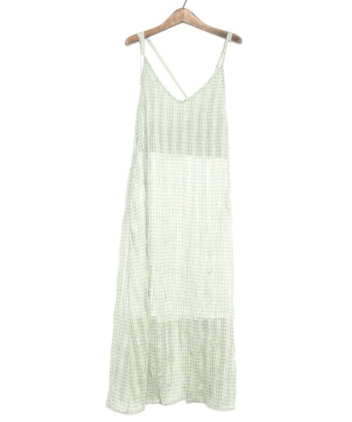 Crisp(クリスプ)の「ストライプバックスラッシュワンピース(ワンピース・レディース・パープル/ミント・FREE)」の21枚目の写真