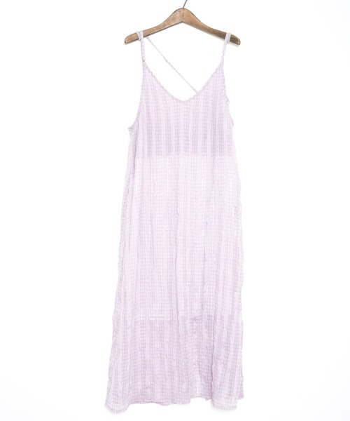 Crisp(クリスプ)の「ストライプバックスラッシュワンピース(ワンピース・レディース・パープル/ミント・FREE)」の22枚目の写真