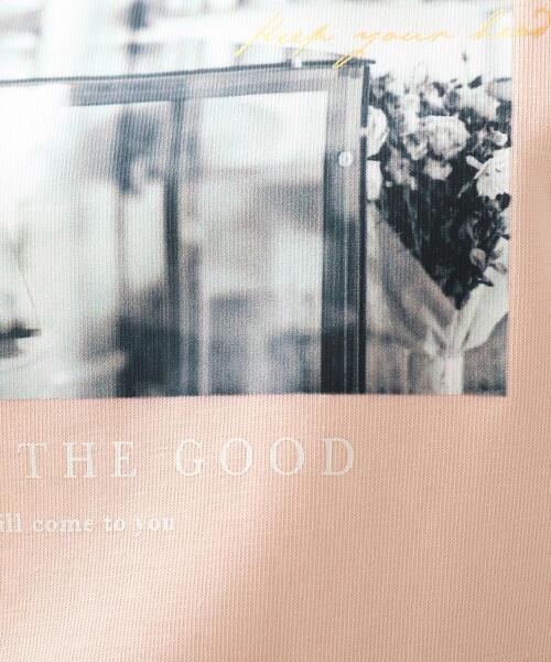 grove（グローブ）の「◆転写&ロゴアソートプリントTシャツ（Tシャツ/カットソー・レディース・オフホワイト/ピンク/アイボリー/グレー系その他/ブラック・01/02/03/04/05）」の19枚目の写真