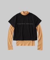 【led.tokyo】'SMW,SMS'レイヤードカットトップ