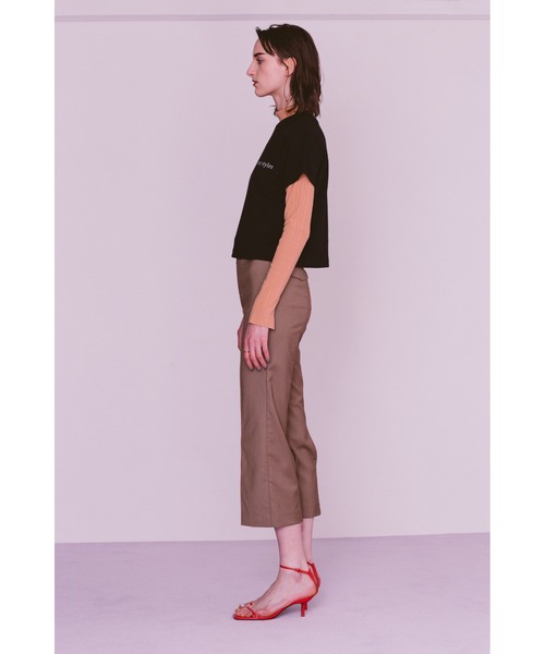 led.tokyo（レッドトウキョウ）の「【led.tokyo】'SMW,SMS'レイヤードカットトップ（Tシャツ/カットソー・レディース・ブラック/レッド・M）」の7枚目の写真