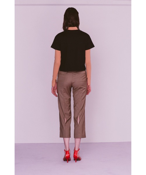 led.tokyo（レッドトウキョウ）の「【led.tokyo】'SMW,SMS'レイヤードカットトップ（Tシャツ/カットソー・レディース・ブラック/レッド・M）」の9枚目の写真