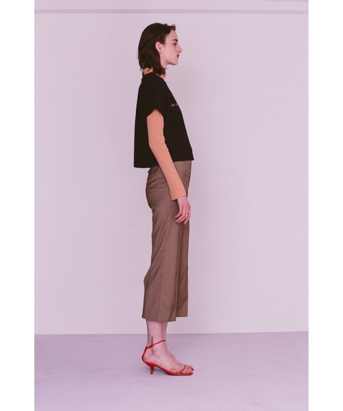 led.tokyo（レッドトウキョウ）の「【led.tokyo】'SMW,SMS'レイヤードカットトップ（Tシャツ/カットソー・レディース・ブラック/レッド・M）」の16枚目の写真