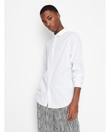 ARMANI EXCHANGE | 【A|X アルマーニ エクスチェンジ】シャドーストライプ柄　シアサッカー長袖シャツ/REGULAR(シャツ/ブラウス)