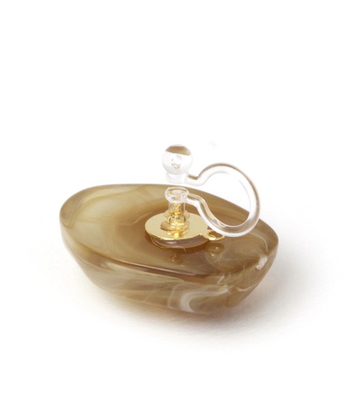 LAKOLE(ラコレ)の「カラードロップノンホールピアス / 269731(イヤリング・レディース・ブラウン/グレー・FREE)」の3枚目の写真